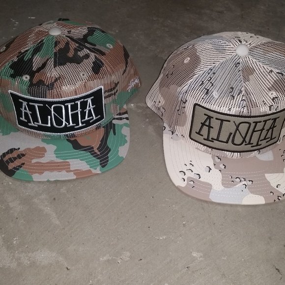 Stussy Other - STUSSY ALOHA Truckers Hat Sample Mesh Snapback